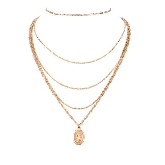 LAST - MARY Layered Necklace - Picture 2 of 2